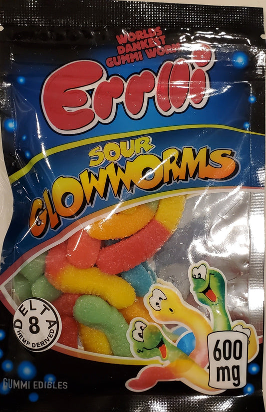 Delta 8 THC Errlli Sour Glowworms