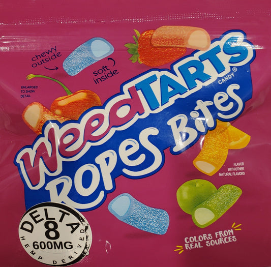 Delta 8 THC WeedTarts Ropes Bites