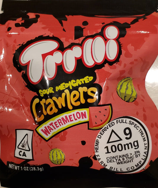 Delta 9 THC Trrlli Sour Medicated Crawlers