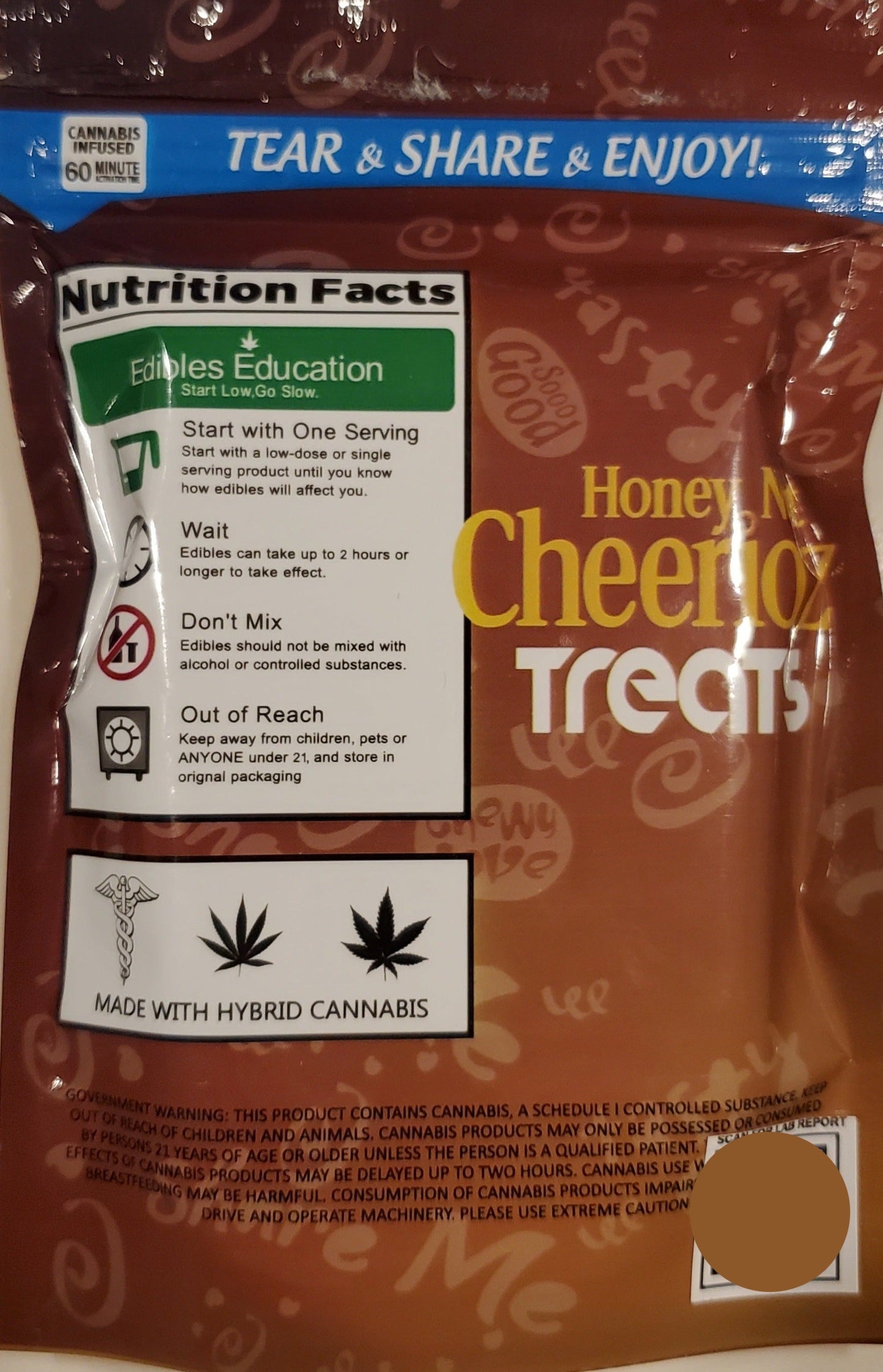 Delta 9 Honey Nut Cheerioz Treats