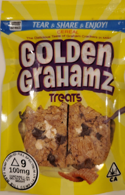 Delta 9 THC Golden Grahamz Treats