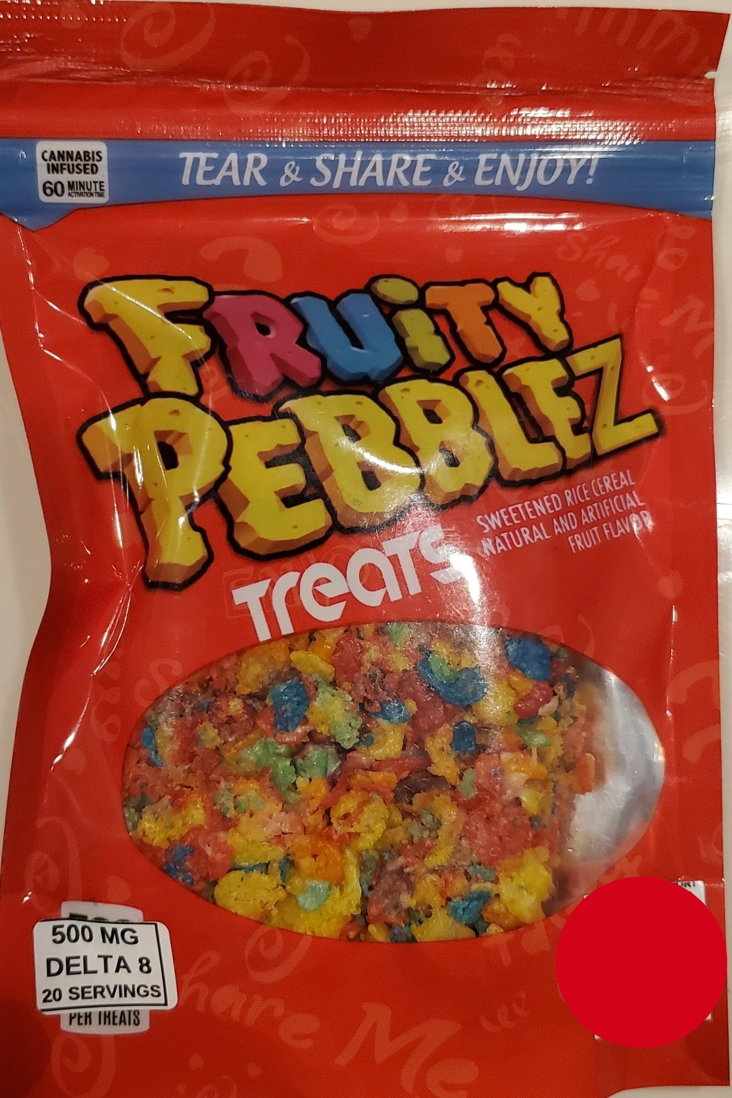 Delta 8 THC Fruity Pebblez Treats