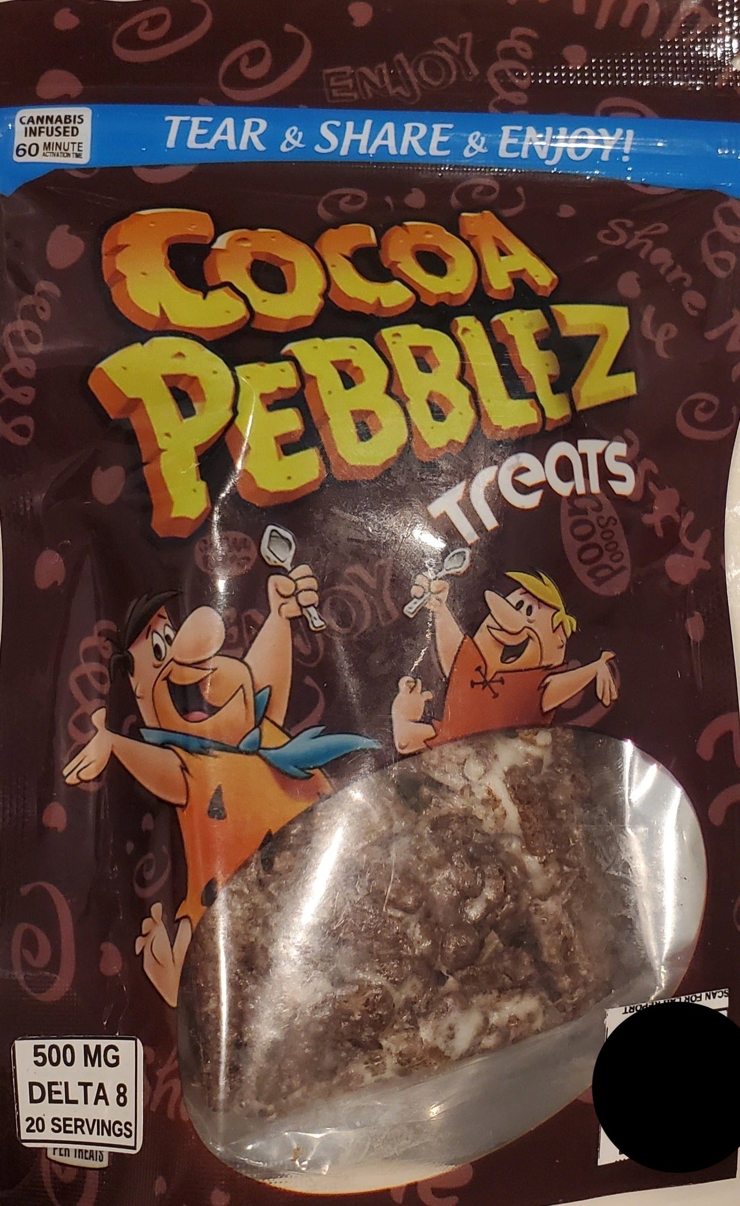 Delta 8 THC Cocoa Pebblez Treats