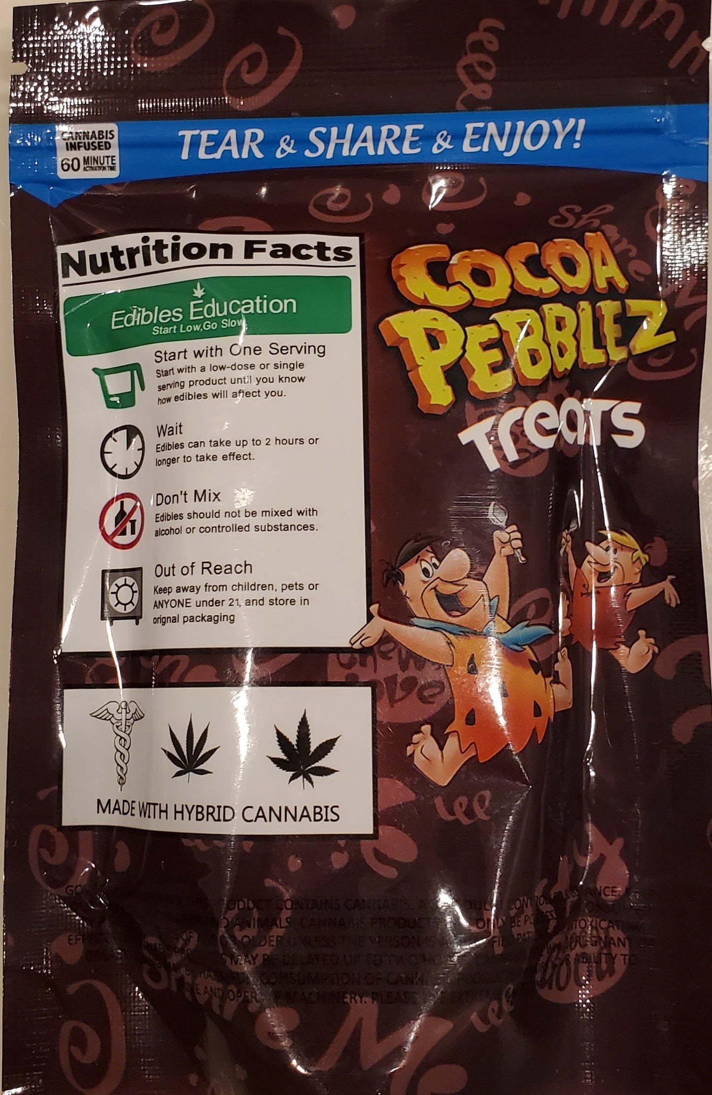 Delta 8 THC Cocoa Pebblez Treats